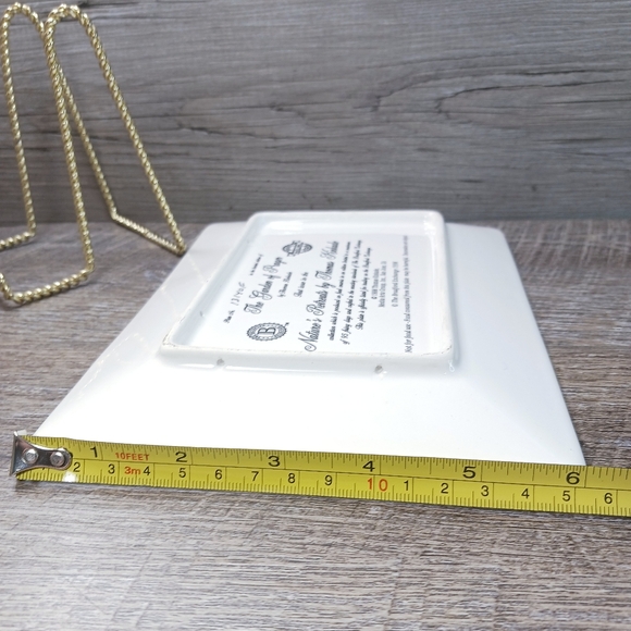 Thomas Kinkade Nature's Retreat Ceramic Decorative Hanging Plate - Picture 11 of 12